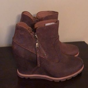 UGG wedge booties